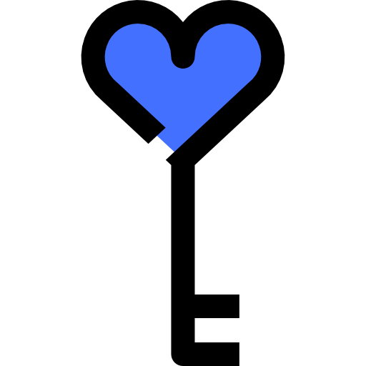 sleutel Inipagistudio Blue icoon