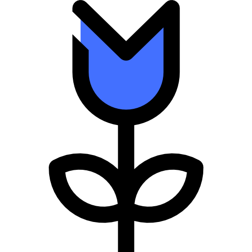 薔薇 Inipagistudio Blue icon