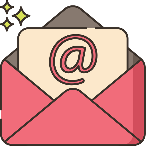 e-mail Flaticons Lineal Color icoon