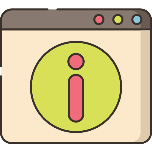 informazioni Flaticons Lineal Color icona