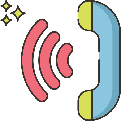 전화 Flaticons Lineal Color icon