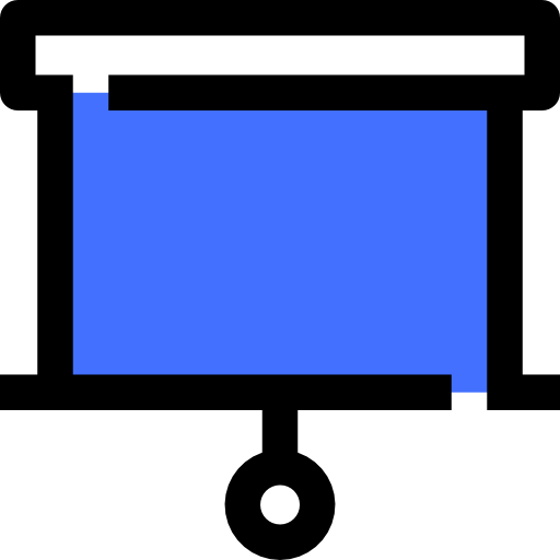 ekran projekcyjny Inipagistudio Blue ikona