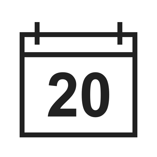 Calendar Generic outline icon