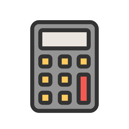 電卓 Generic color lineal-color icon