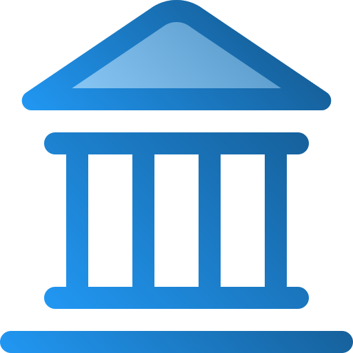Bank deposit Generic gradient fill icon