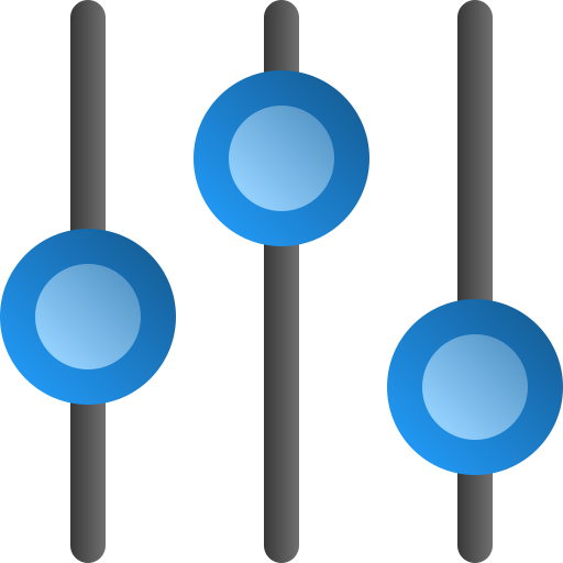 präferenzen Generic gradient fill icon