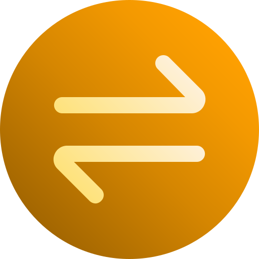 Exchange Generic gradient fill icon