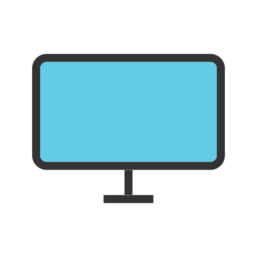 monitor Generic color lineal-color ikona