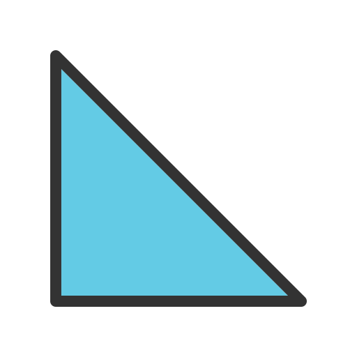 rechts Generic color lineal-color icoon