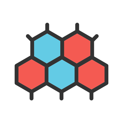 molécula Generic color lineal-color icono