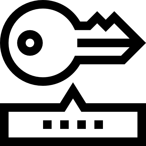 пароль Basic Straight Lineal иконка
