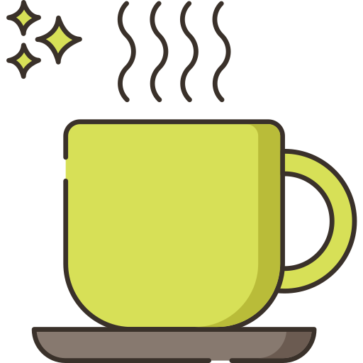 Чашка кофе Flaticons Lineal Color иконка