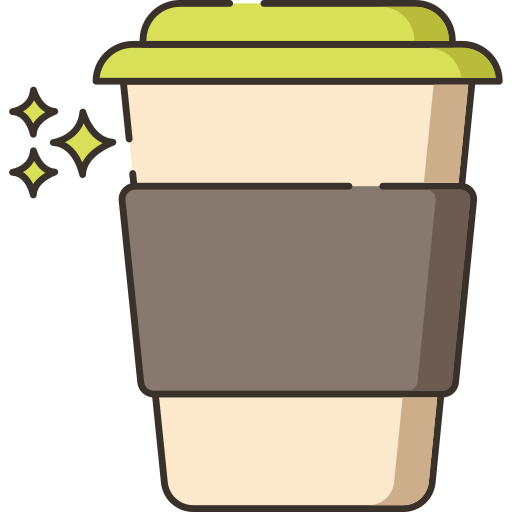 Paper cup Flaticons Lineal Color icon