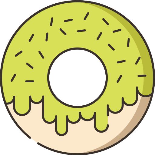 Donut Flaticons Lineal Color icon