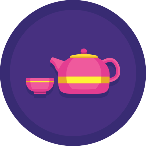 Tea ceremony Flaticons Flat Circular icon