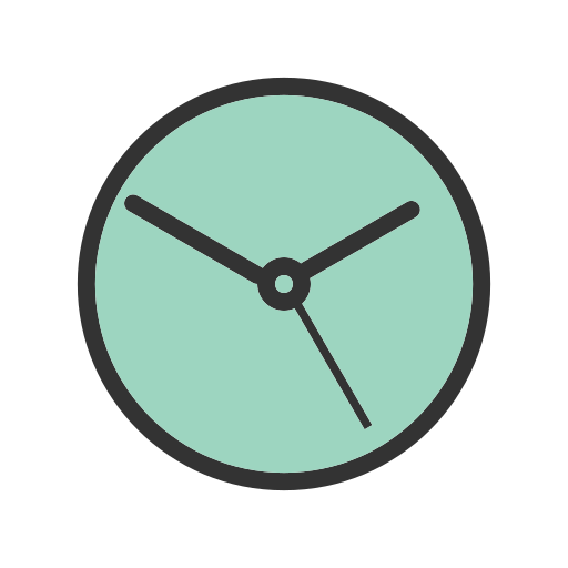 reloj Generic color lineal-color icono