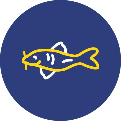 ryba Generic color fill ikona