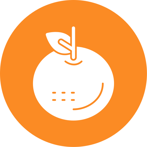 mandarina Generic color fill icono