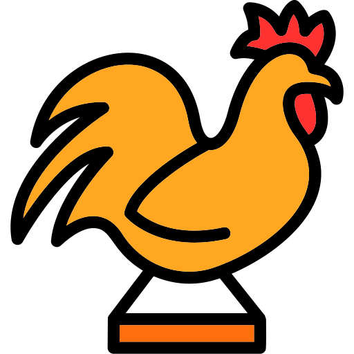 gallo Generic color lineal-color icona