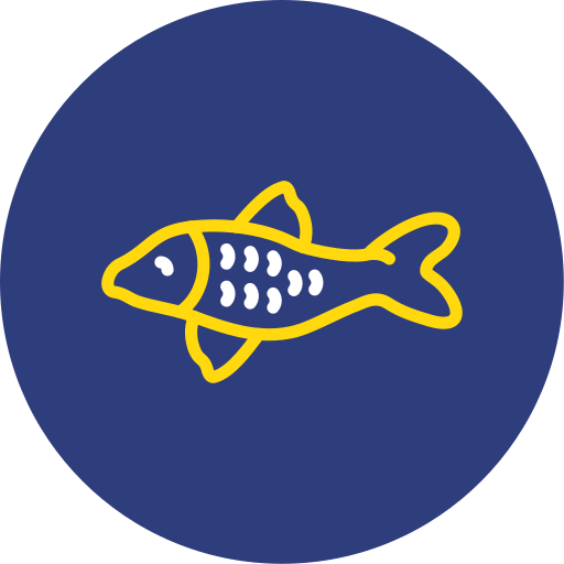 pesce koi Generic color fill icona