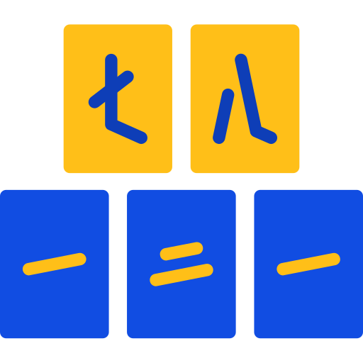 Mahjong Generic color fill icon
