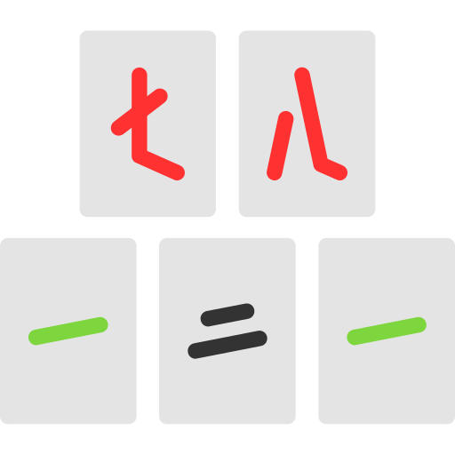 mahjong Generic color fill icon