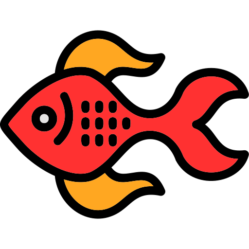 Goldfish Generic color lineal-color icon