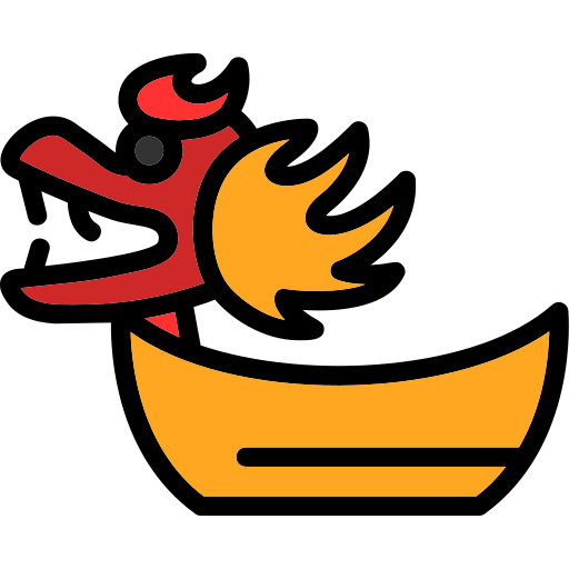 Dragon boat Generic color lineal-color icon