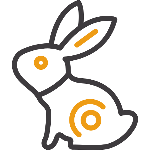 jadeitowy królik Generic color outline ikona