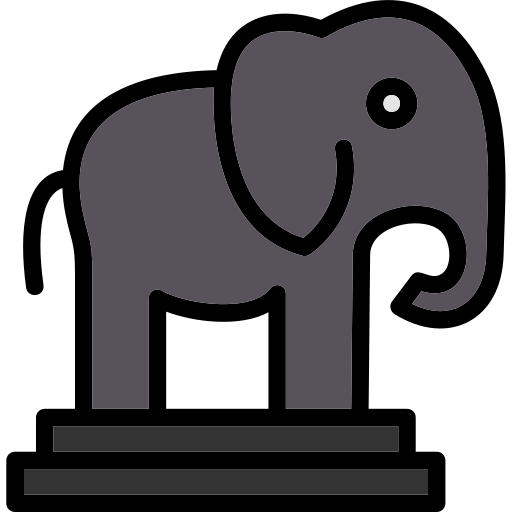 elefant Generic color lineal-color icon