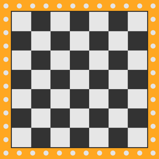 tablero de ajedrez Generic color fill icono