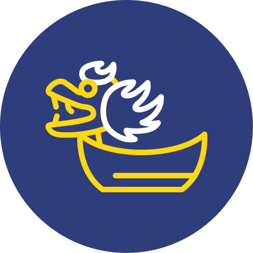 drachenboot Generic color fill icon