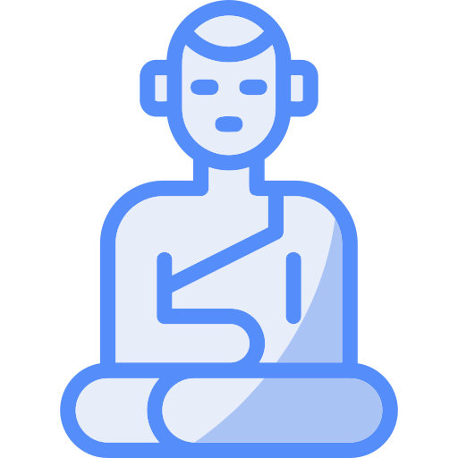 buddha-figur Generic color lineal-color icon