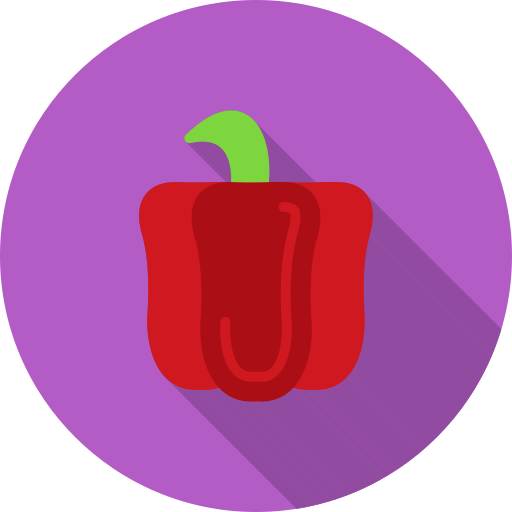 Красный перец Generic color fill иконка