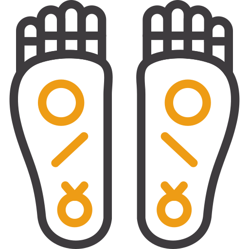仏陀の足跡 Generic color outline icon