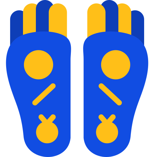 Buddhas footprint Generic color fill icon
