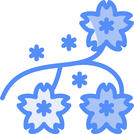 벚꽃 Generic color lineal-color icon