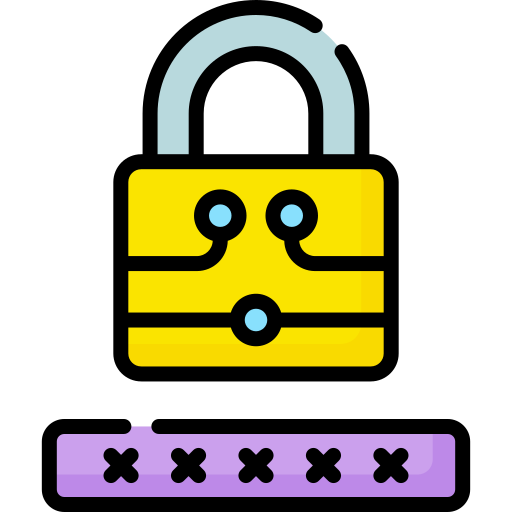 Digital padlock Special Lineal color icon