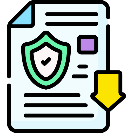 Data security Special Lineal color icon