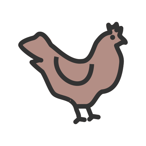 kurczak Generic color lineal-color ikona