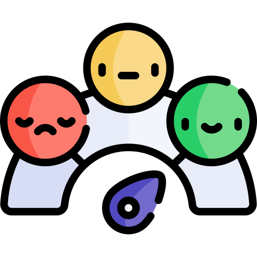 feedback-emoji Kawaii Lineal color icon