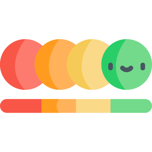 emoji de feedback Kawaii Flat Ícone