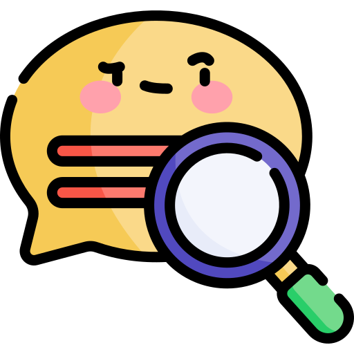 Search Kawaii Lineal color icon