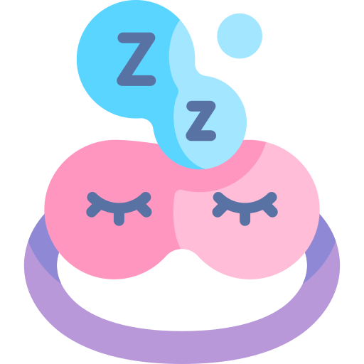 Sleep mask Kawaii Flat icon