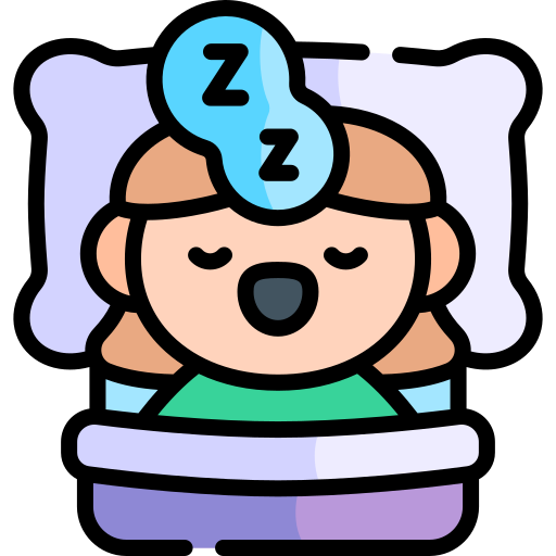 Deep sleep Kawaii Lineal color icon