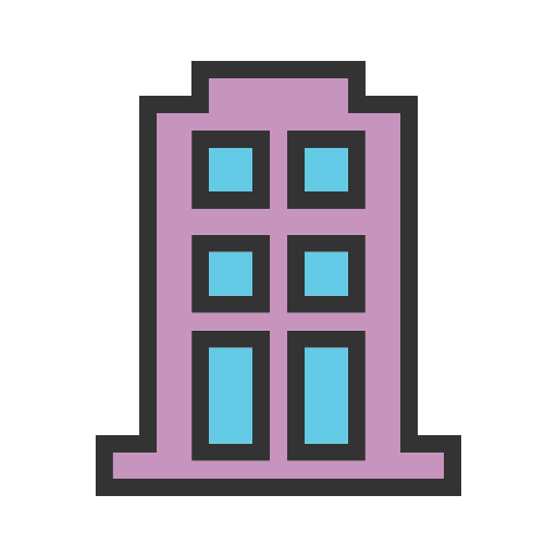 아파트 Generic color lineal-color icon