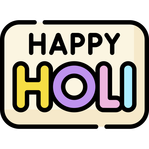 holi Special Lineal color icon