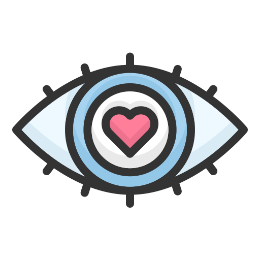 Love eye Generic color lineal-color icon