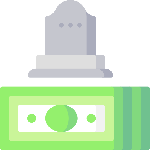 Funeral cost Special Flat icon