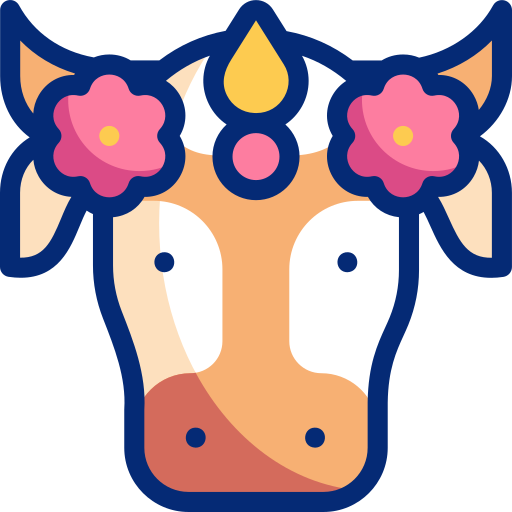 Święta krowa Basic Accent Lineal Color ikona